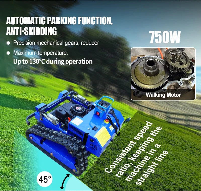 Customized Zero-Turn Discounted Lawn Mower - Remote-Controlled All-Terrain Self-Propelled Robot with 550mm Cutting Width