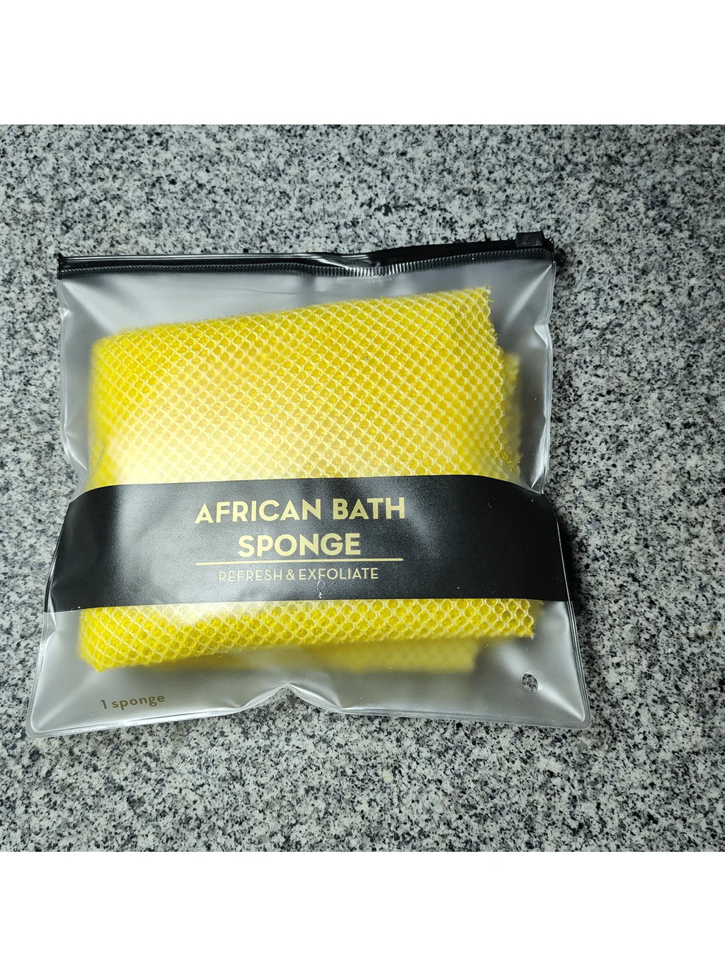 1 Piece of African Exfoliating Mesh Sponge, Deep Cleansing and Skin Smoothing, Perfect for Daily Use ﻿