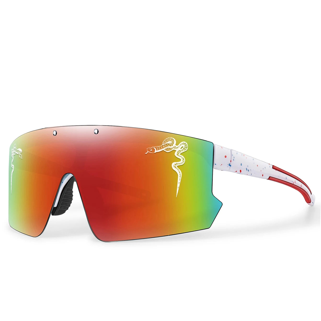 Brand 100 Cycling Sunglasses for Men and Women UV400 Protection 5 colors Big Frame Running Fishing Sports Eyewear