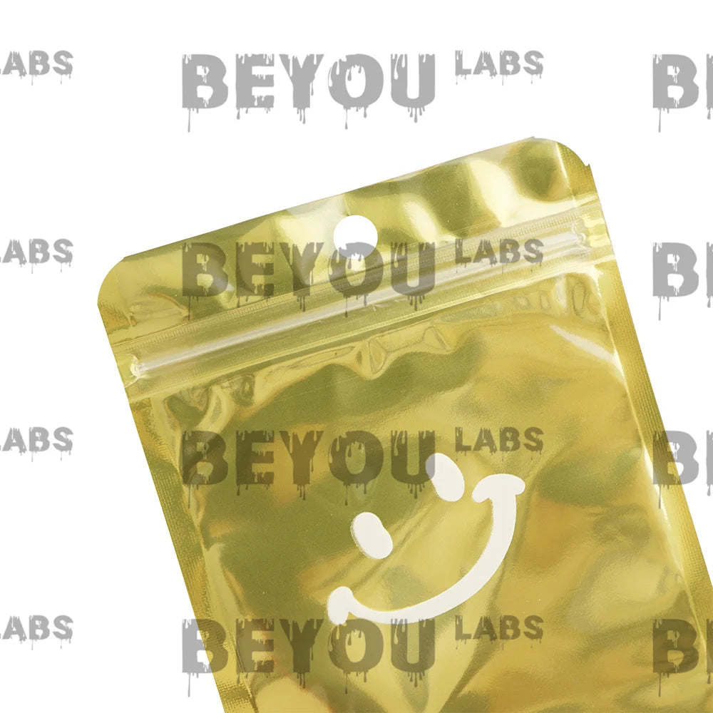 3.5g Plastic Standing Opp Pouches Matte Laser Smell Proof Zipper Self Sealed 1G Aluminum Foil Packaging Cookie Gummy Chocolate