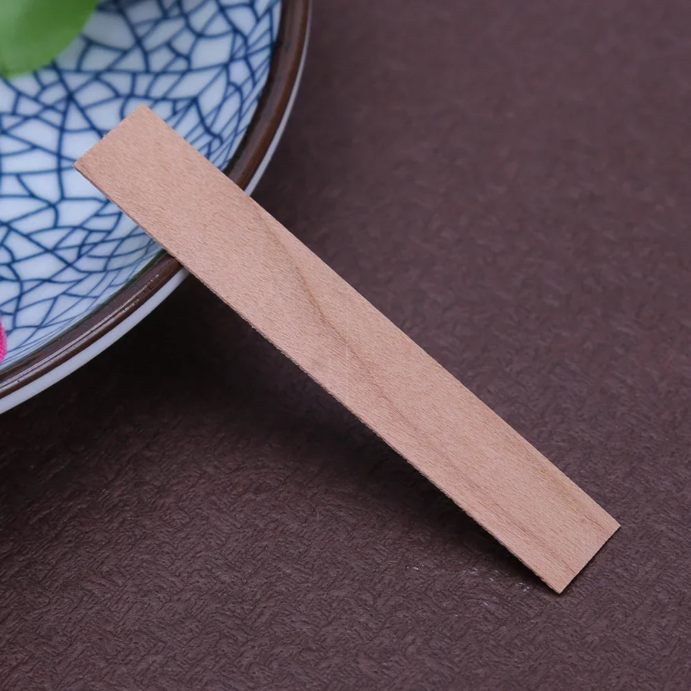 50/100PCS Wooden Candle Wicks Smokeless Candle Wicks Handmade Candles Soy or Soy Parffin for DIY Candles Making Supplies Tools