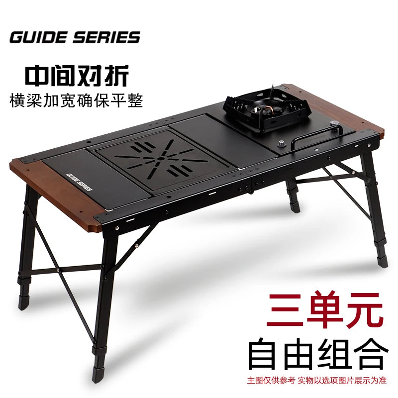 Dining Waterproof Outdoor Table Black Balcony Portable Backyard Outdoor Table Garden Camping Tuinmeubelsets Patio Furniture