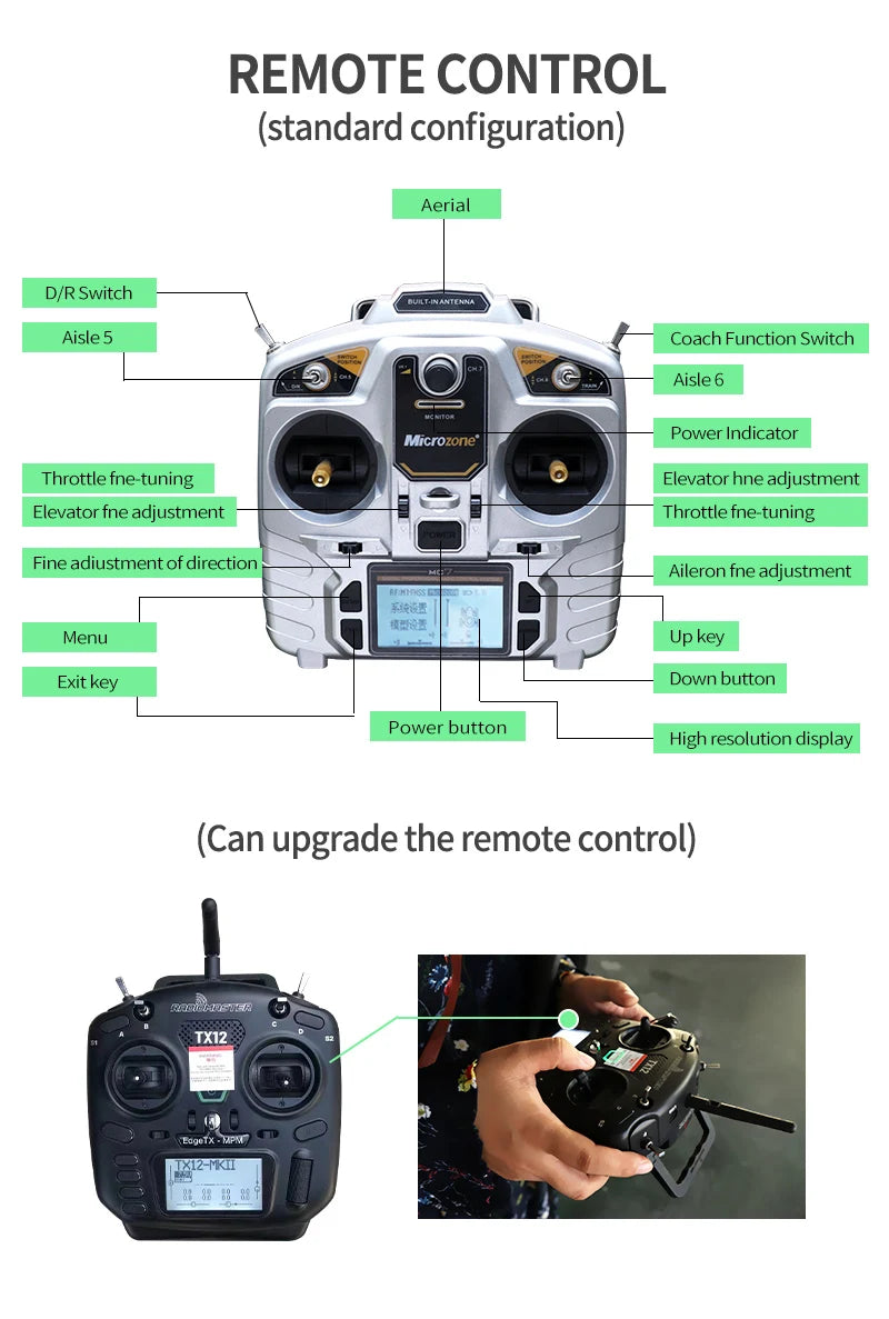 Customized remote-controlled four-wheel small robot lawn mower with a cutting width of 600mm, achieving efficient lawn care