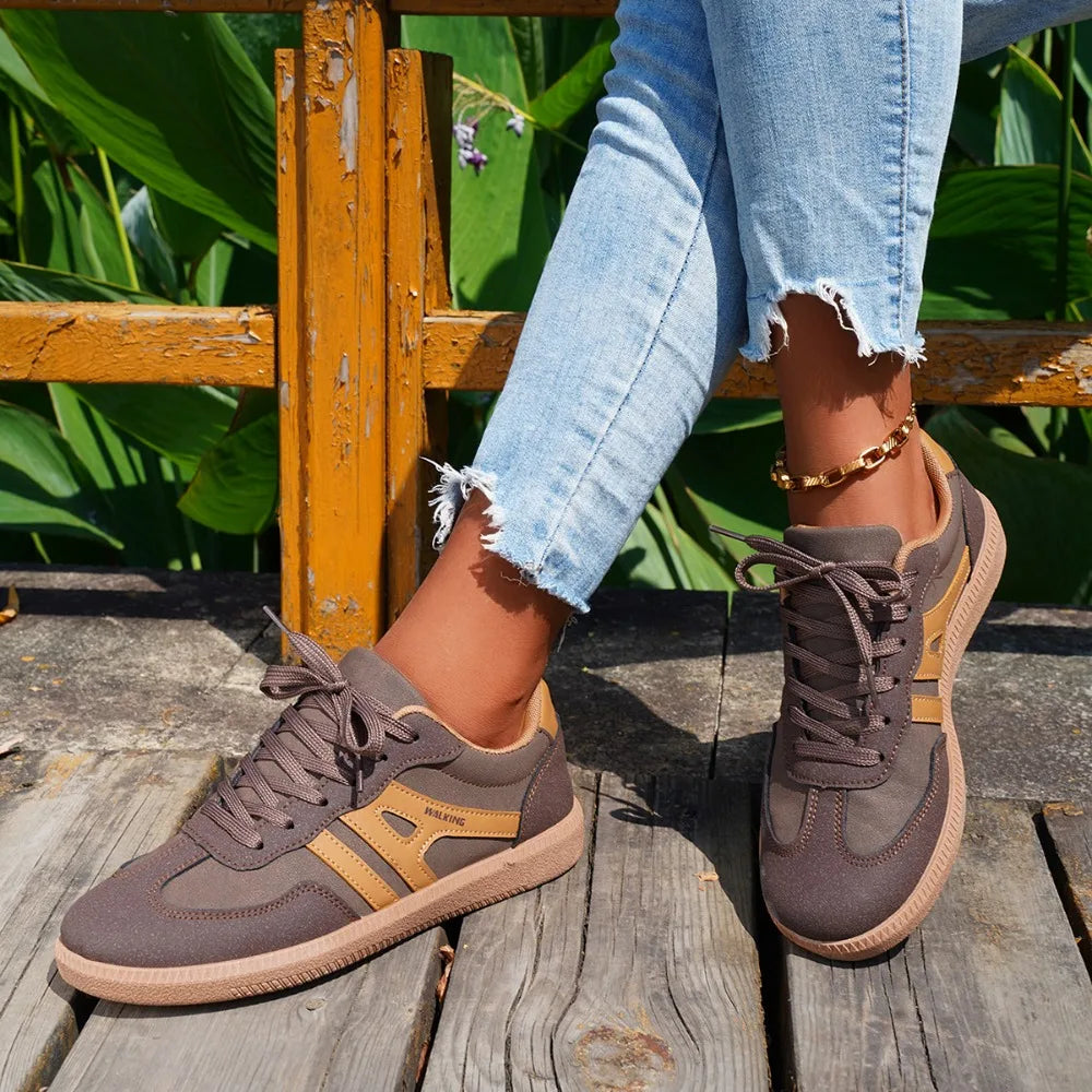 2025 New Ladies Black Sneakers Soft-soled Comfortable Shoes Women Leisure Joker Walking Shoes Tenis Feminino Zapatillas Mujer
