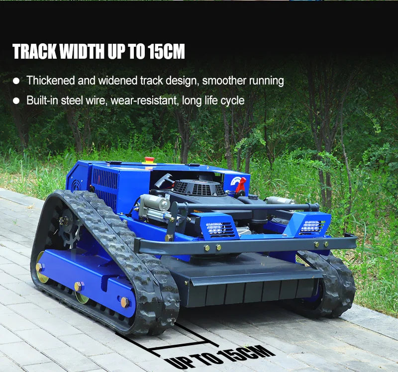 Customized Zero-Turn Discounted Lawn Mower - Remote-Controlled All-Terrain Self-Propelled Robot with 550mm Cutting Width