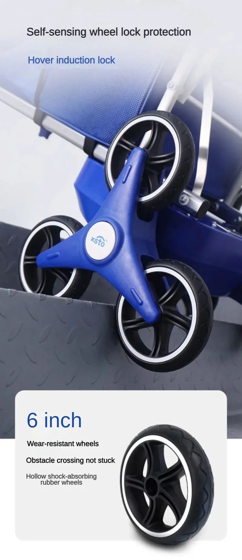 Electric Shopping Cart Folding Silent Outdoor Portable Stair Climbing Machine with Wheel Storage Bag Shopping Car Household Item