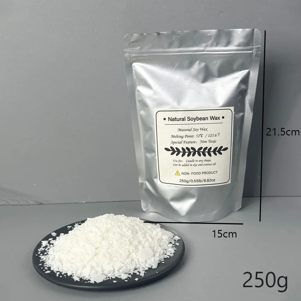 1KG Natural Soy Wax Granular Scented Candle Material 100% No Additives for DIY Smokeless Candle Making Supplies Materials
