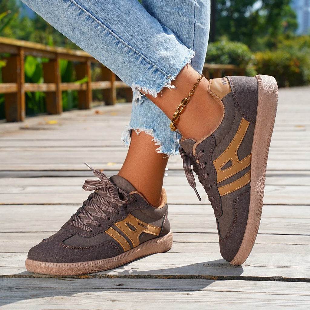 2025 New Ladies Black Sneakers Soft-soled Comfortable Shoes Women Leisure Joker Walking Shoes Tenis Feminino Zapatillas Mujer