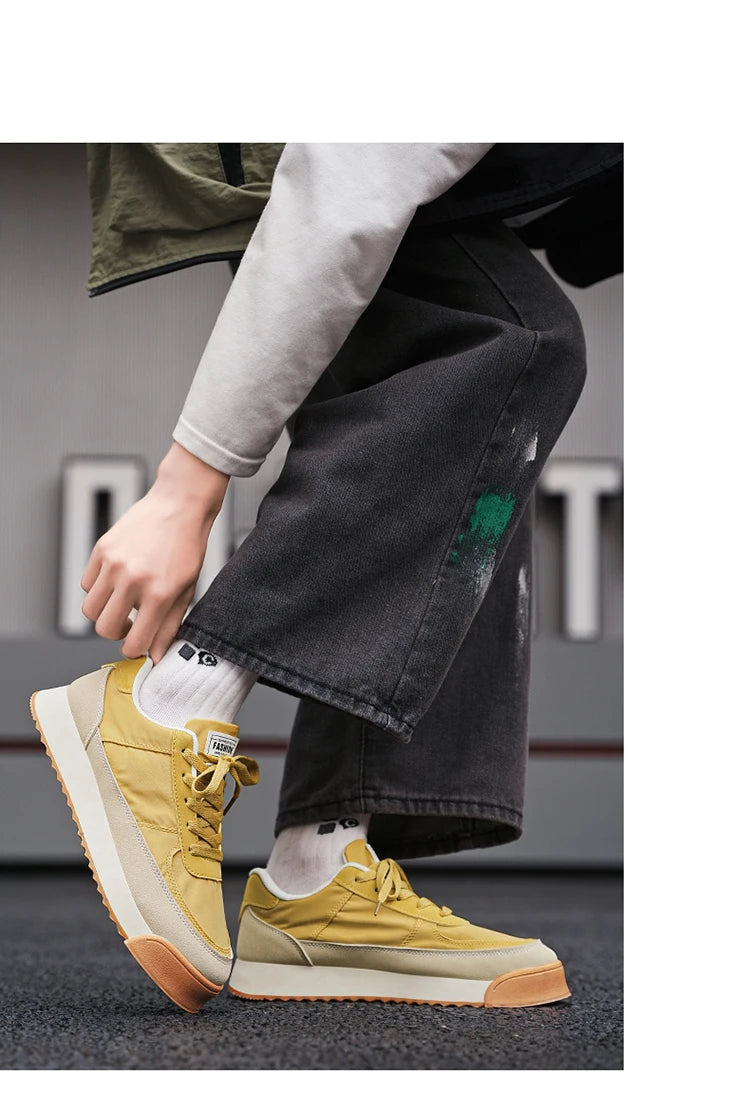 Casual Sneaker Loafers Platform Sports Shoes Male Sneakers Shoes for Men Spring and Summer Wear-resistant Sports and Leisure