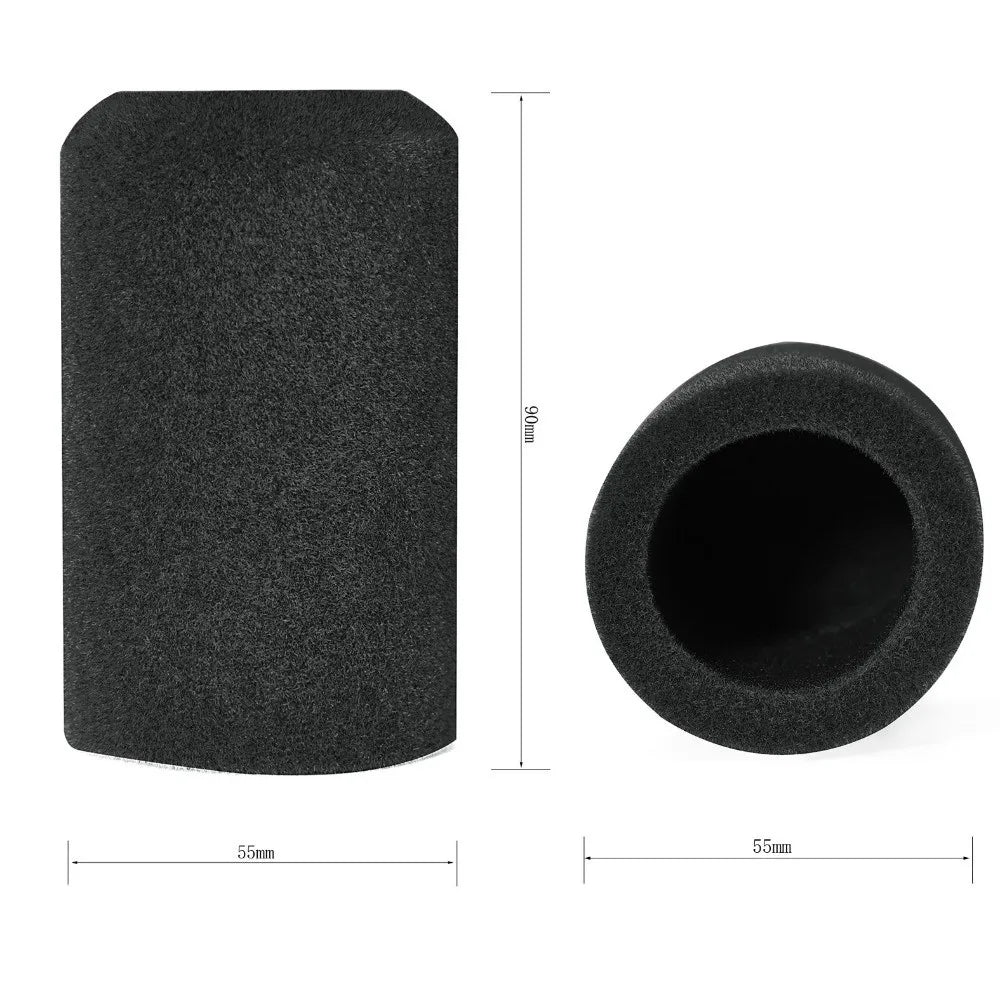 1pcs Replacement Mic Windscreen Cover Flocked Sponge Foam Windproof Pop Filter Cover Microphone Cover for FIFINE Amplitank K688