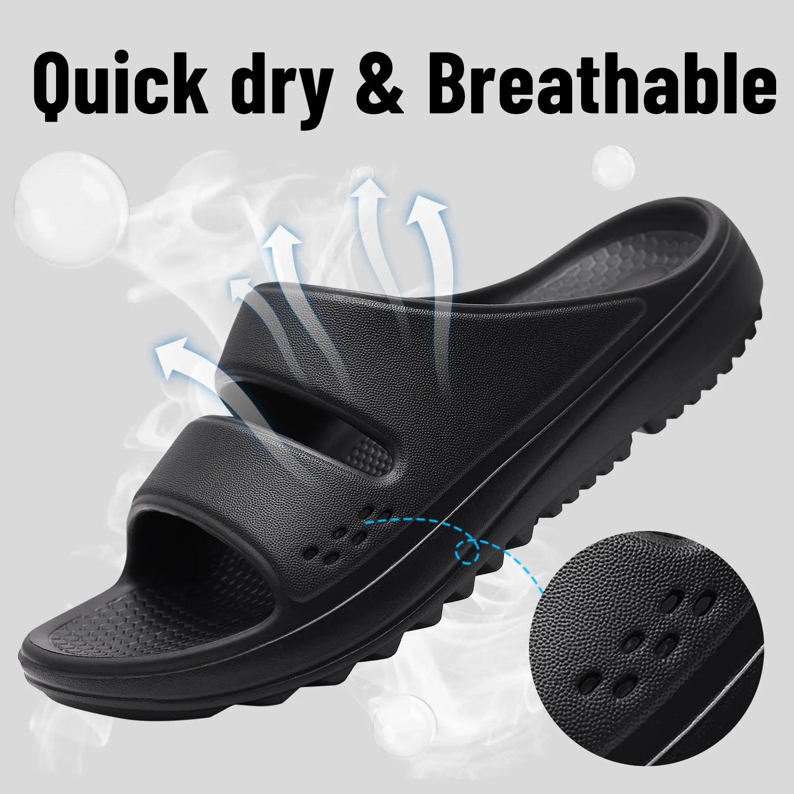 Bebealy Women Orthopedic Slippers With Arch Support Outdoor Men Slippers Soft Antiskid Home Slippers Indoor EVA Cloud Slippers