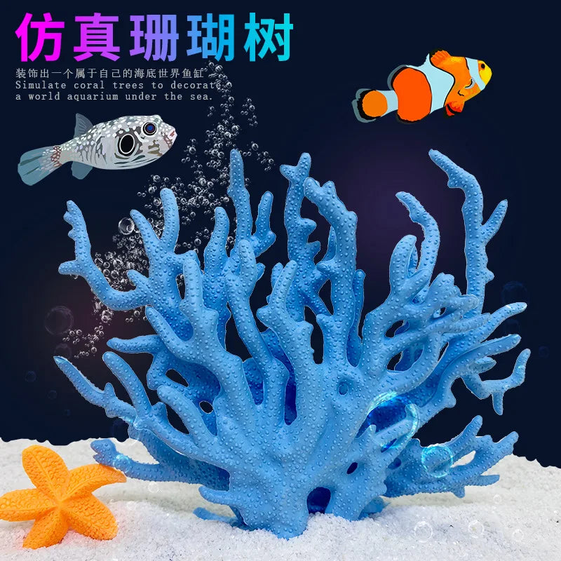 Aquarium Decoration Aquarium Coral Simulation Artificial Fake Coral Fish Tank Plants Landscape Decoration Aquarium Decor