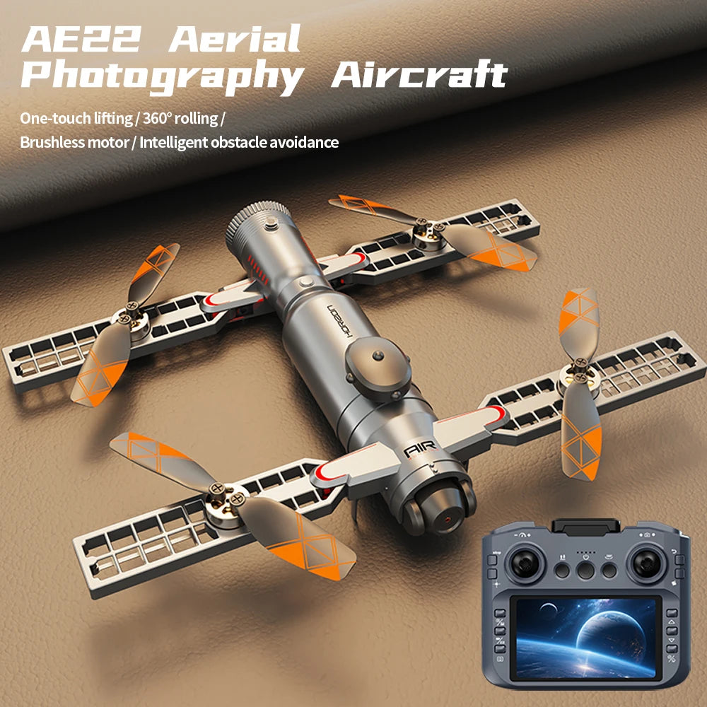 Drone Dual Camera  HD Aerial Photography Obstacle Avoidance Quadcopter RC Aircraft Unmanned Aerial Vehicle with
