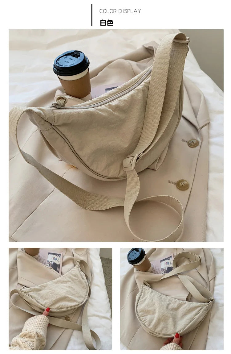 Convenient casual nylon women's crossbody bag shoulder bag large capacity handbag women's travel shopping bag women's wallet
