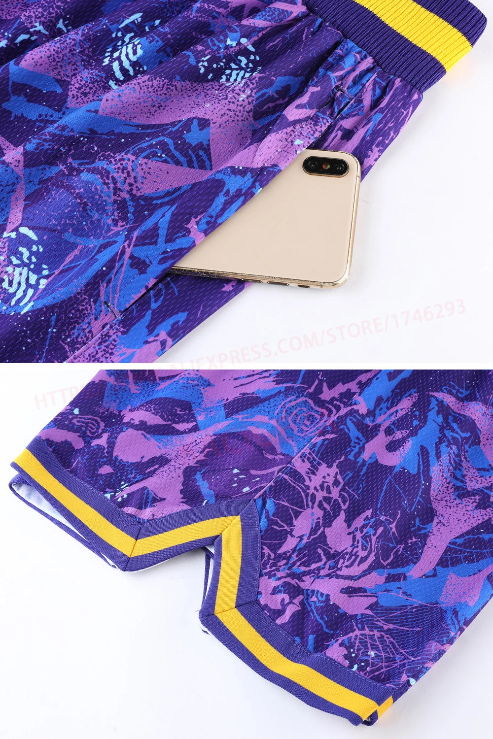 Basketball Pockets Shorts Outdoor Men Sporting Beaching Bottoms 3D Print Traning Bodybuilding Breathable Gym Running Short