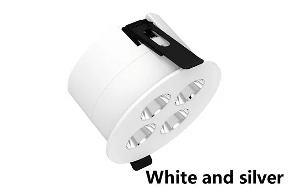 Embedded led circular grille light anti-glare COB downlight Living room Shop 8W12W14W21W bladder light AC 85-265V indoor lightin