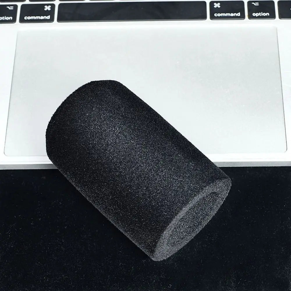 1 Pcs Sponge Foam Replacement Mic Windscreen Cover Flocked Sponge Foam Windproof Microphone Cover for FIFINE Amplitank K688