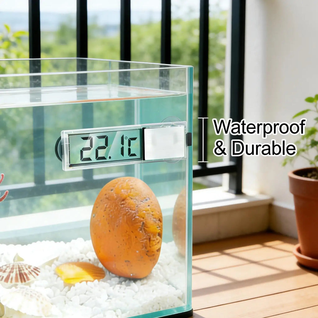 1/3pcs Aquarium Thermometer Electronic LCD Digital Fish Tank Temperature Measurement Fish Tank Temp Meter Aquarium Accessories