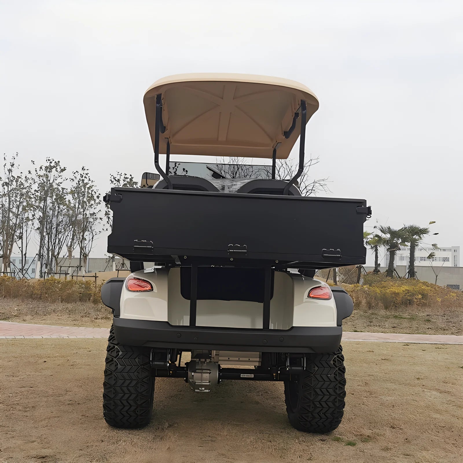 2025 New Product Luxury Heavy duty 2-seater Electric Big Wheel Club Cart Golf Cart  Electric handcart hunting cart