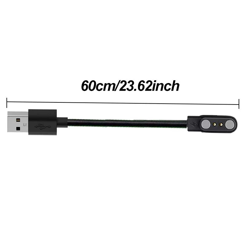 2 Pin Magnetic USB Charger For HW12 & HW16/ Haylou LS01/ LS02 Smartwatch Charging Cable