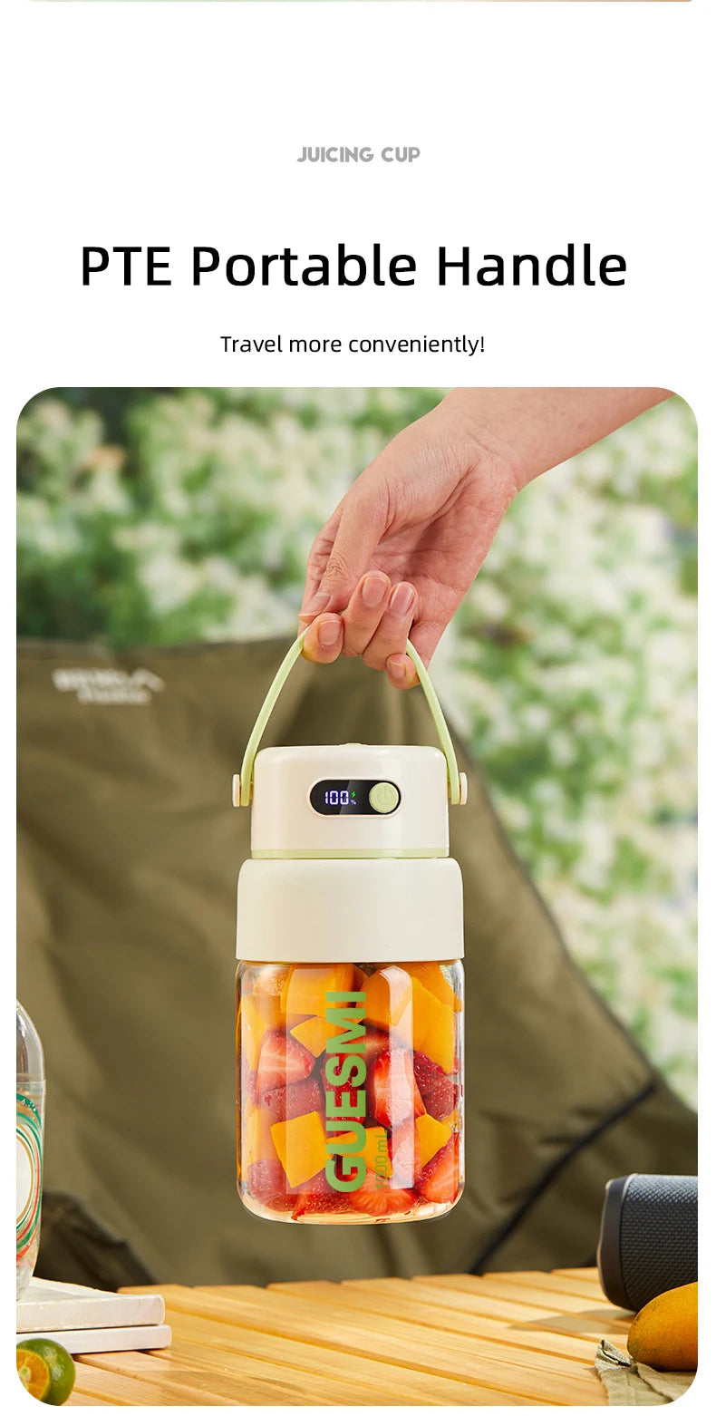 1000ML Portable Blender USB Electric Juicer Fruit Mixers Fruit Home Smoothies Mixer Multifunctional Juice Maker Machine Blender