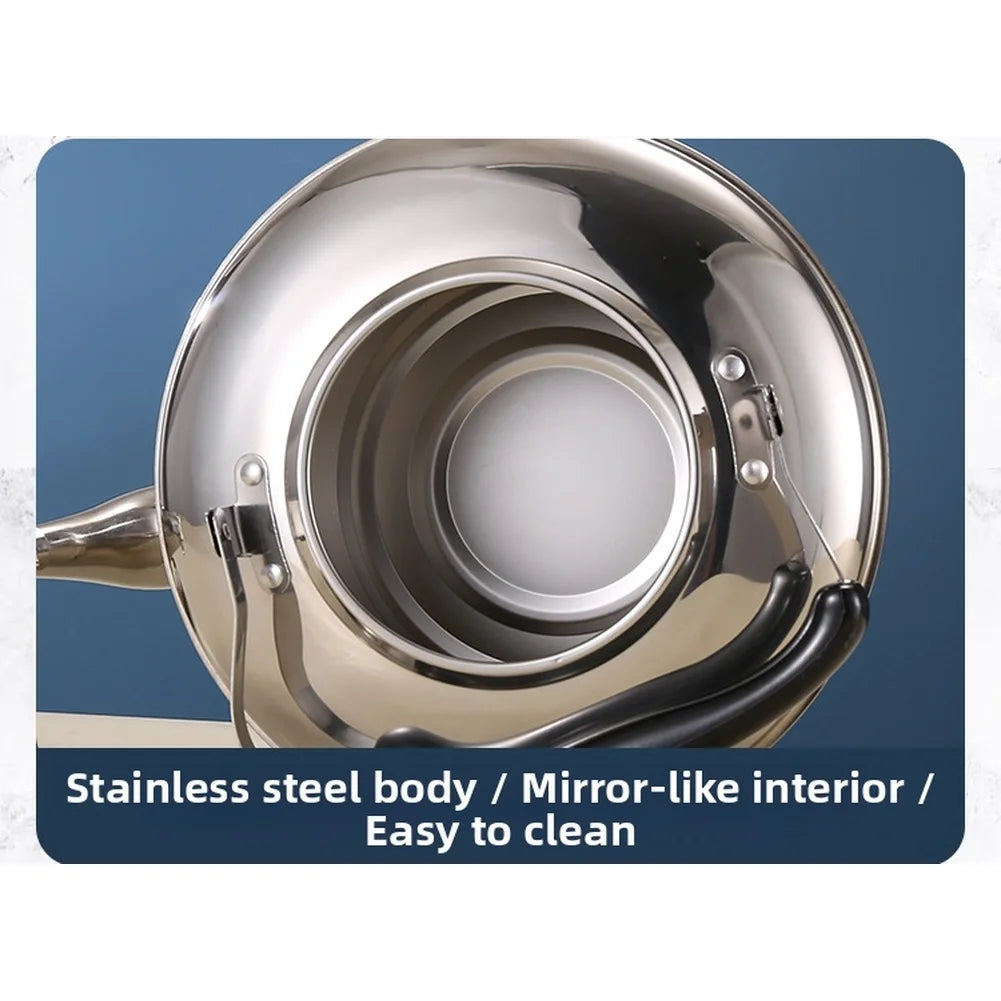 1 Pcs New Thickened  Stainless Steel Whistling Kettle  Household Large Capacity Boil  Water Kettle Induction Gas