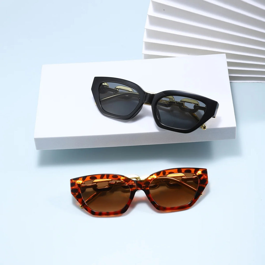 5pcs European and American retro style men's and women's fashionable sunglasses, trendy and versatile, suitable for summer sun s
