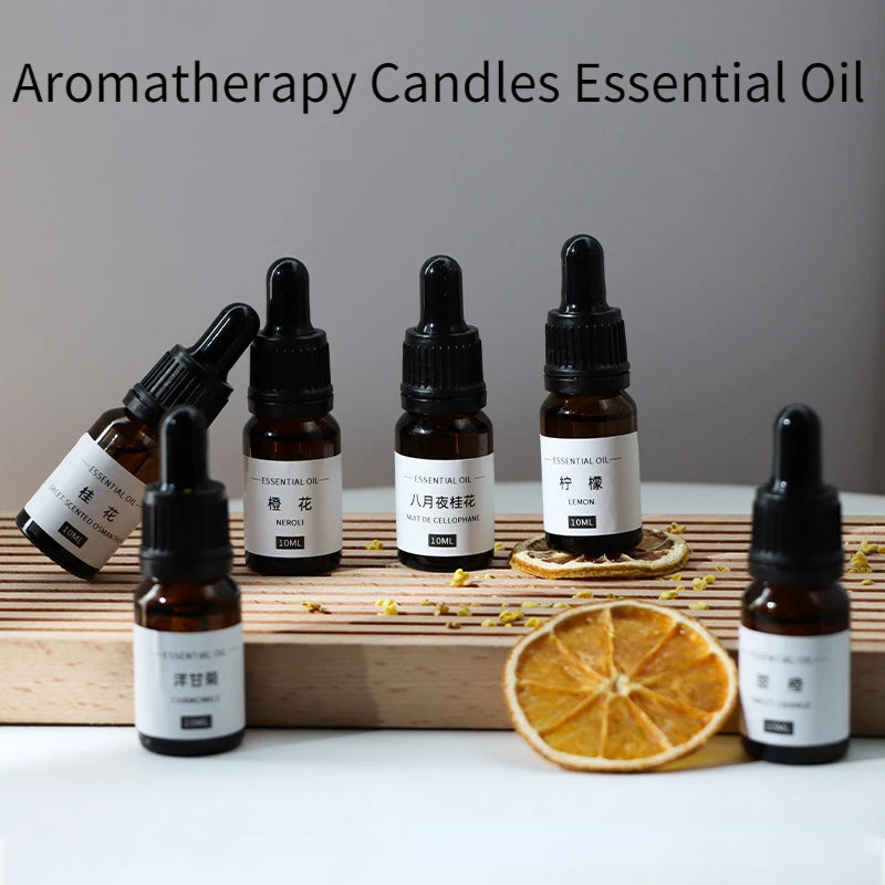 10ml Aroma Candle Fragrance Essential Oil DIY Handmade Candle Materials Gypsum Diffusion Oil Soluble Fragrance