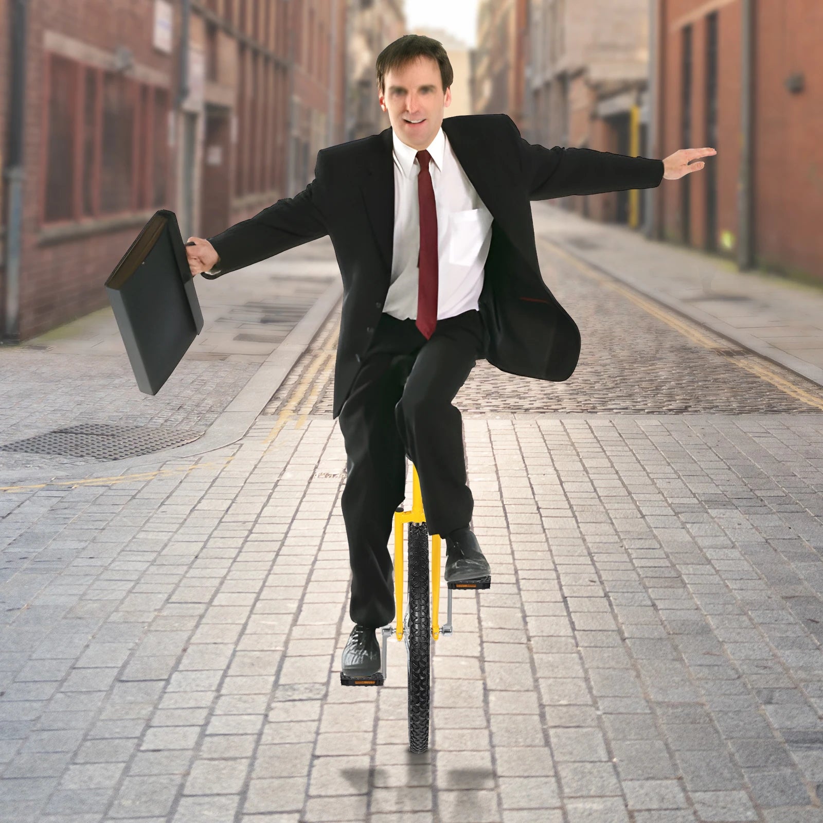 24-inch Wheel Unicycle Height Adjustable Unicycle Black/Yellow/Blue/Red Steel One Wheel Bike For Cycling Balance Training
