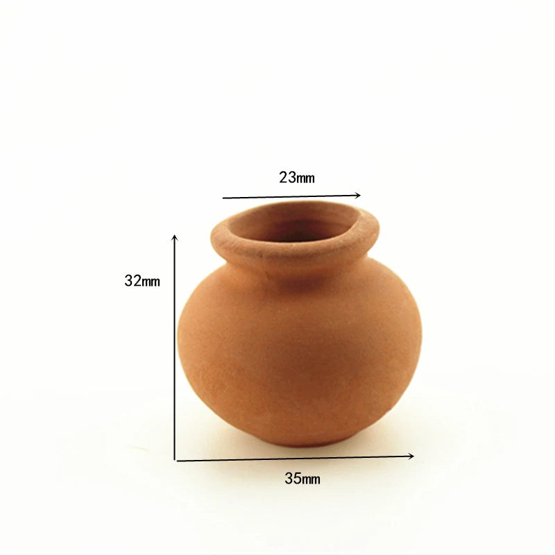 2PCS Mini Flower Pots Ceramic Clay Succulent Plants Pot For Plant Wedding Decoration Craft Handicrafts Garden Orchards Home