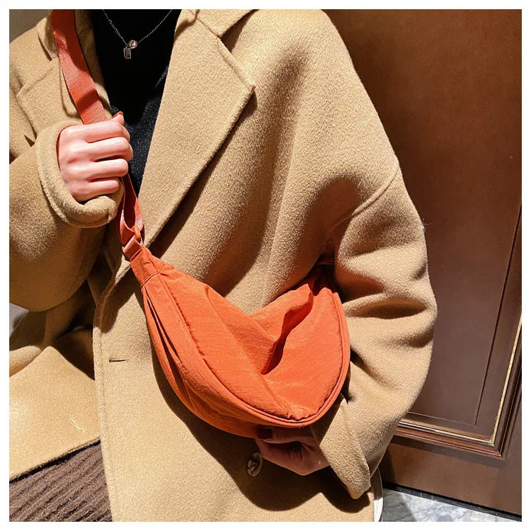 Convenient casual nylon women's crossbody bag shoulder bag large capacity handbag women's travel shopping bag women's wallet