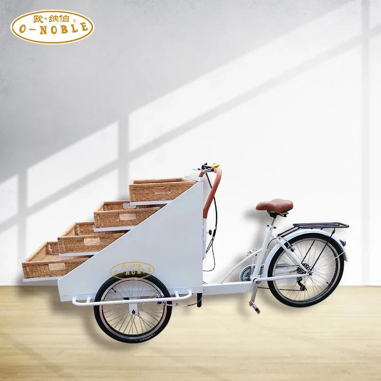 3 Wheel Electric Food Cart /street Food Vending Cart Bikes Selling Snacks