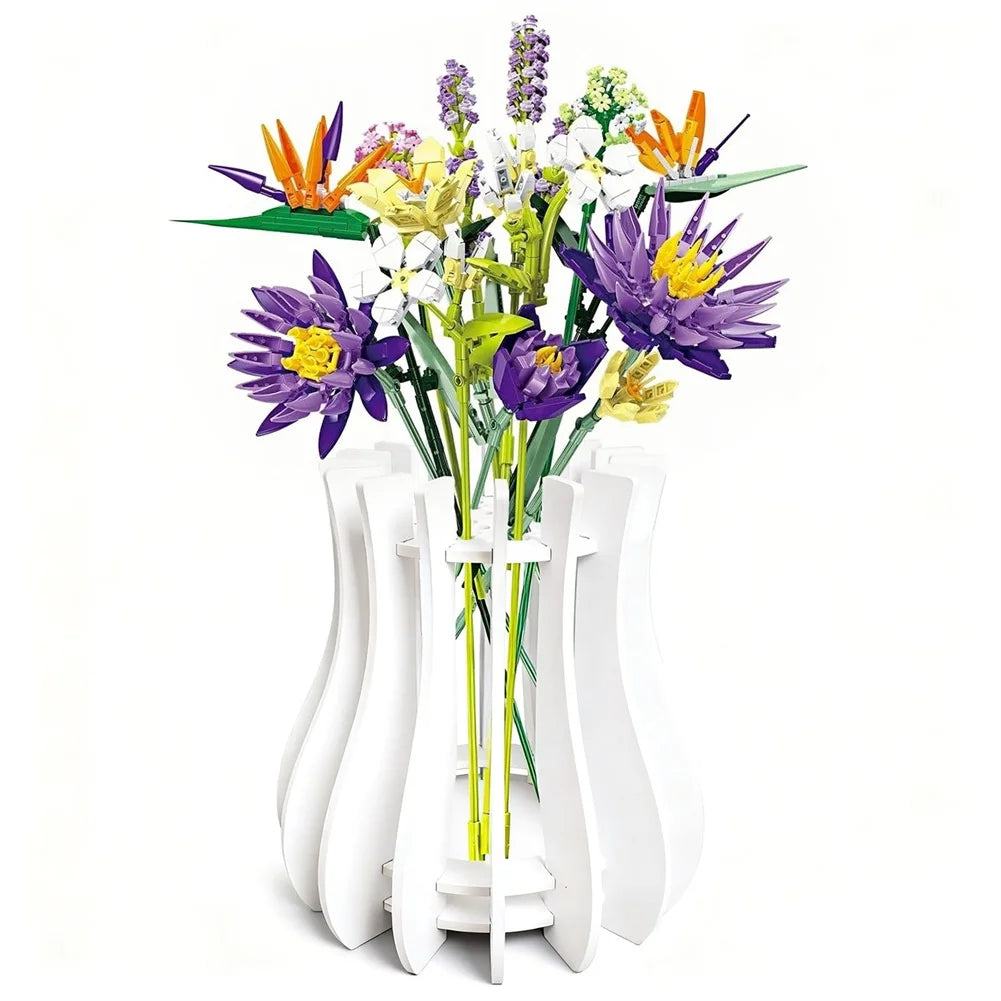 Assemble Wood Vase Craft Kit Versatile Tabletop Decor & Engaging Activity Present For Craft Lovers