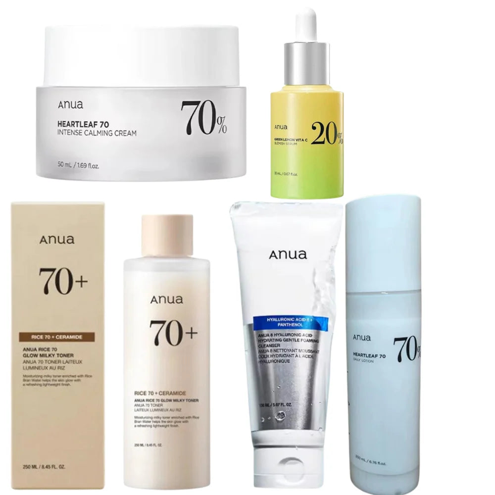 Anua Face Care Product Deep Moisturizing Gentle Nourishing Brightening Skin Tone For All Skin Type Korean Cosmtcis Skincare