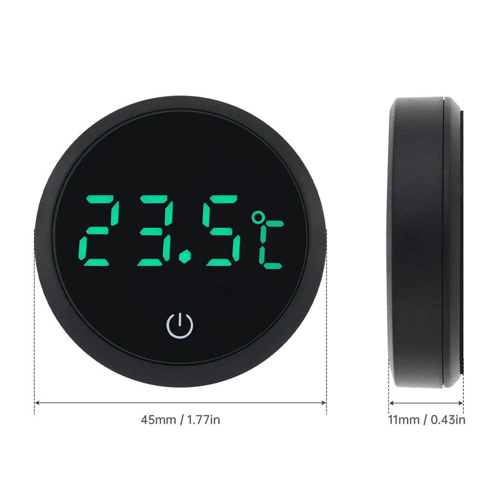 Cordless Digital Aquarium Thermometer LED Display Electronic Fish Tank Water Temperature Measurement Control Temp Meter Gauge