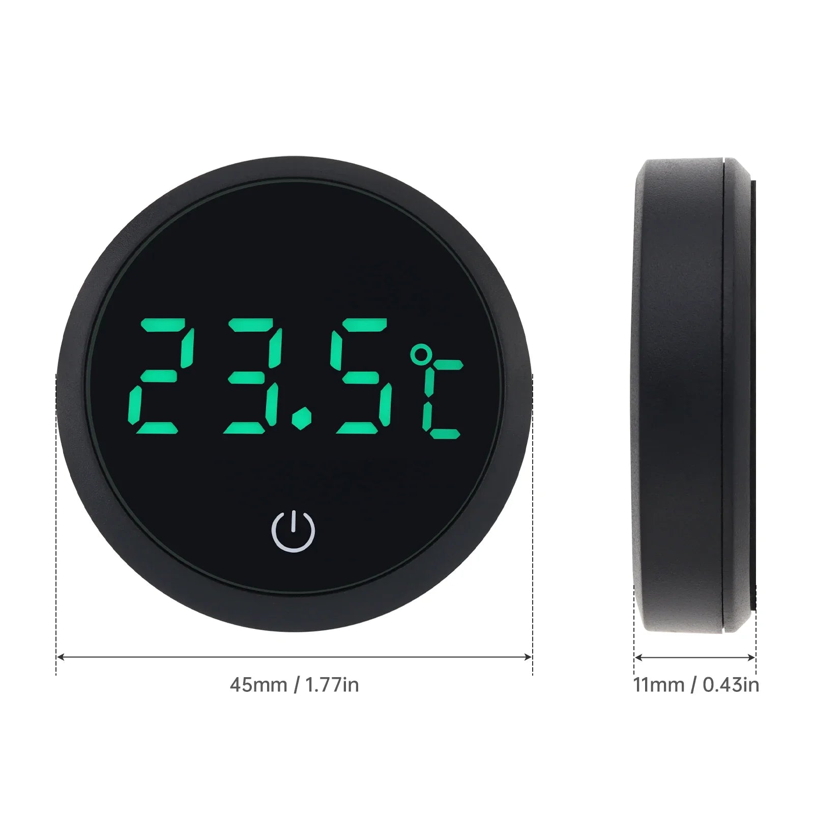 Cordless Digital Aquarium Thermometer LED Display Electronic Fish Tank Water Temperature Measurement Control Temp Meter Gauge