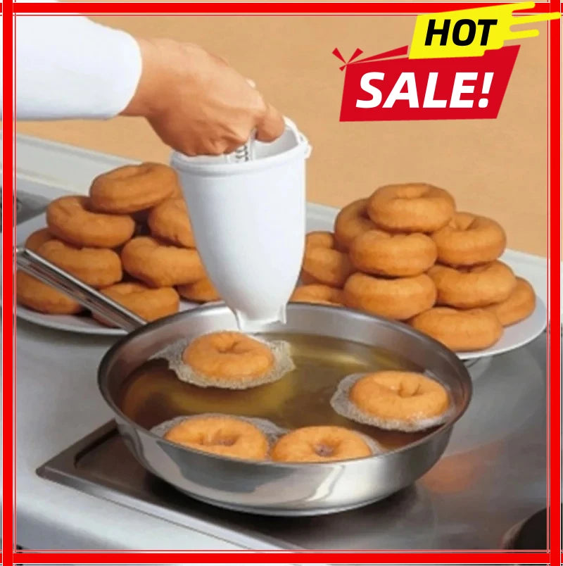DIY Confectionery Pastry Baking Tools  Donut Maker Dispenser  Donut Making Artifact Creative Dessert MoldKitchen Gadget Bakeware