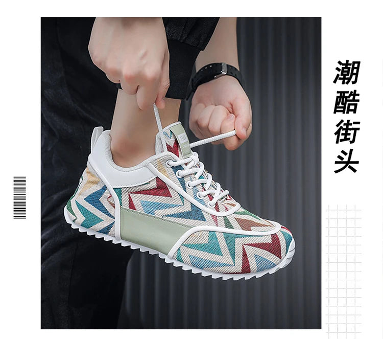 Chunky Sneaker Plus Size 45 46 47 48 Men Designer Shoes Fashion Casual Leather Mesh Breathable Increased Internal Platform Shoes