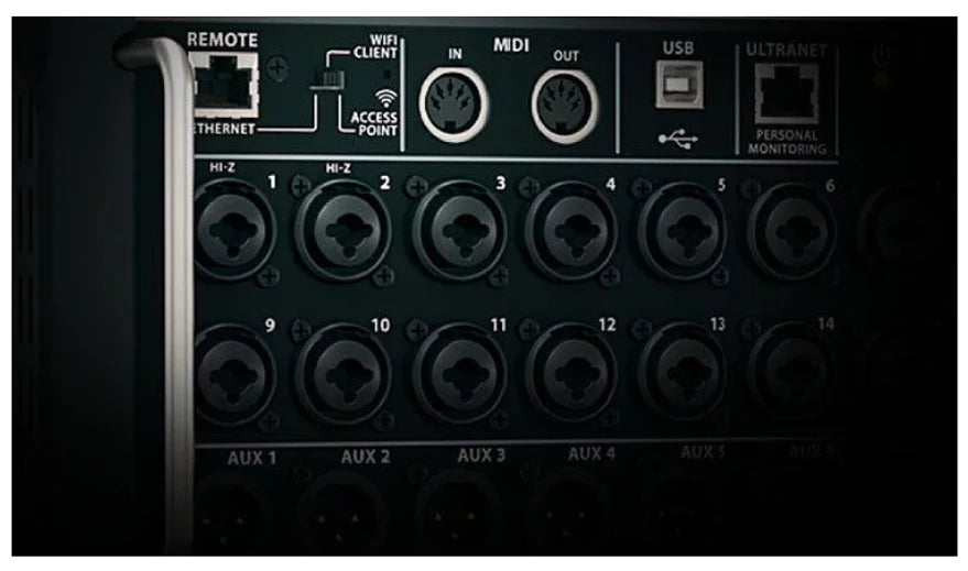 Behringer X Air XR18 18-channel Rackmount Digital Mixer for iPad/Android Tablet with 16  Midas Preamps, Wi-Fi and USB Interface