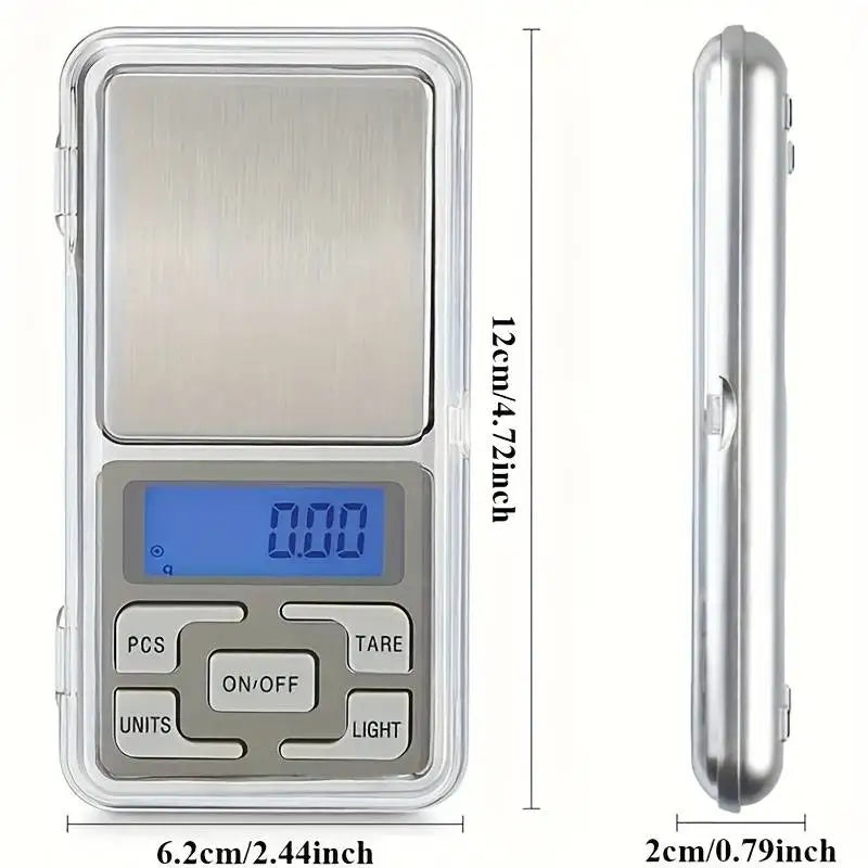 Digital Pocket Scales Jewelry Scales Weight Diamond Balance Kitchen Weighing High Precision Electronic Digital Pocket Scale