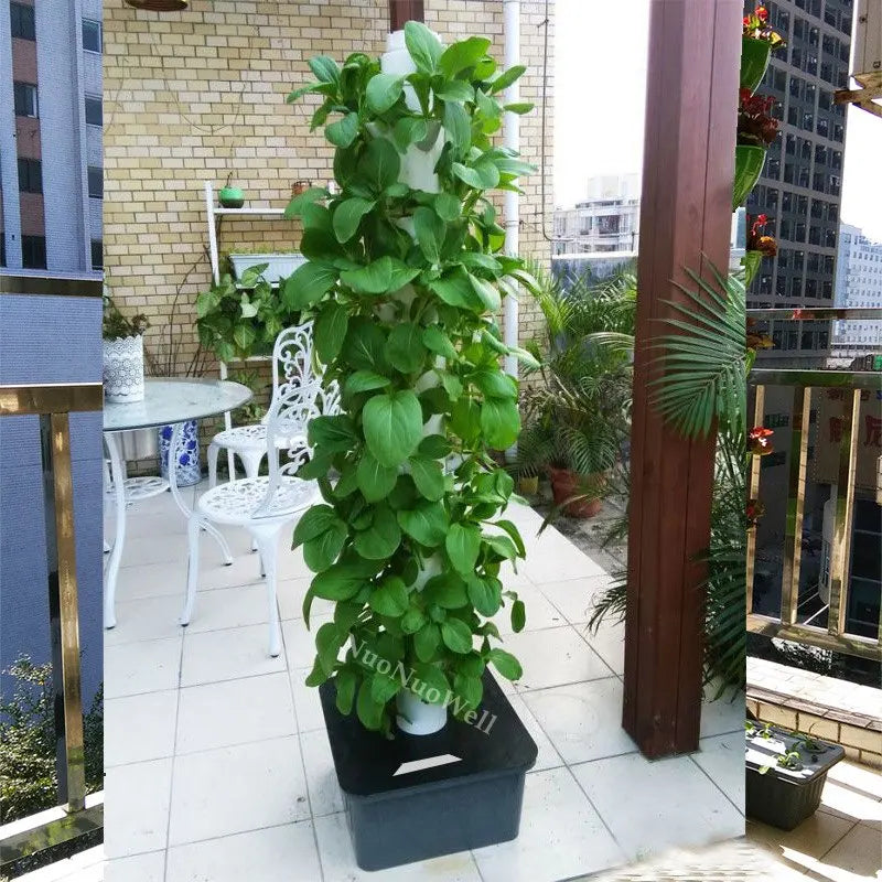 DIY Hydroponic Growing System Home Vertical Tower Veg Planter Indoor Vegetable Fruits Soilless Cultivation Equipment