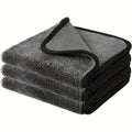 3PCS Magic Microfiber Cleaning Cloths - No Streaks, Super Soft & Highly Absorbent- Quick-Dry, Reusable Cloths