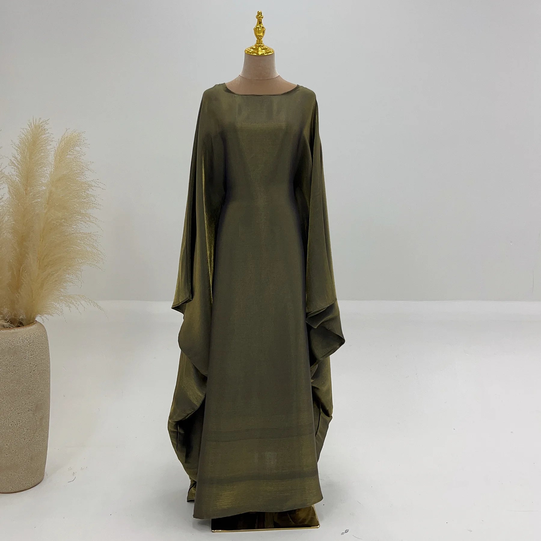 Ele Loose Robe Dr iny Fabric Par Dr Spring Summer Glowing Long Dr Women's plus Size Ele Gown