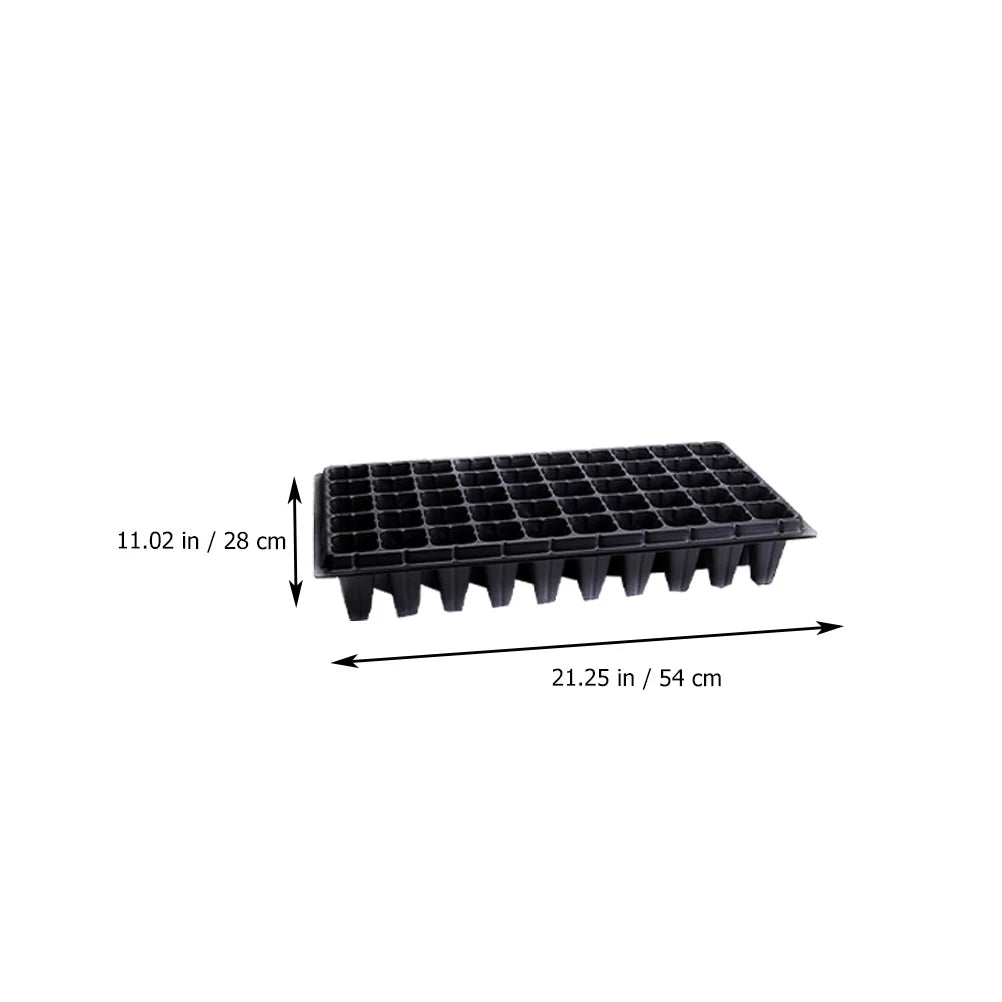 10 Pcs Seedling Tray Germination Starter Tray Nursery Planter Garden Trays Vegetable Herb Sapling Sowing Compost Hydroponic