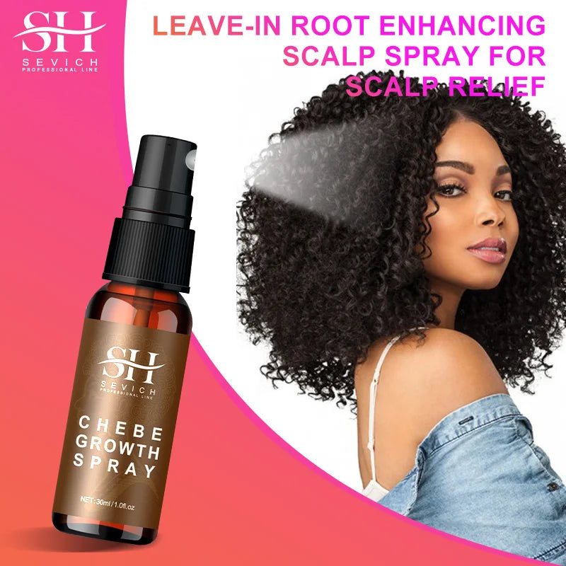 10ml African Chebe Spray Oil for Fast Hair Growth Repair Damaged Visible Result Stop Breakage Promotes Hair Growth For Women Men