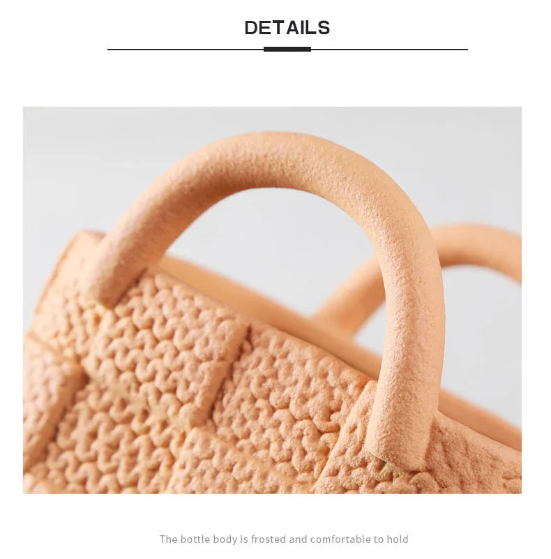 Creative Woven Handbag Vase Ceramic Flower Pots Decorative Flower Arrangement Desk Decoration Ornaments Crafts Floral Vases