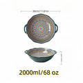 Bohemian amphora soup bowl household ceramic large soup bowl noodle bowl high value tableware large bowl ramen bowl soup bowl
