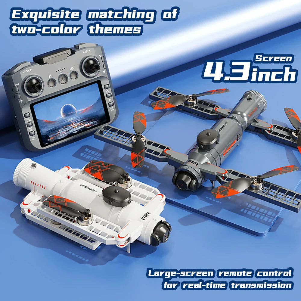Drone Dual Camera  HD Aerial Photography Obstacle Avoidance Quadcopter RC Aircraft Unmanned Aerial Vehicle with