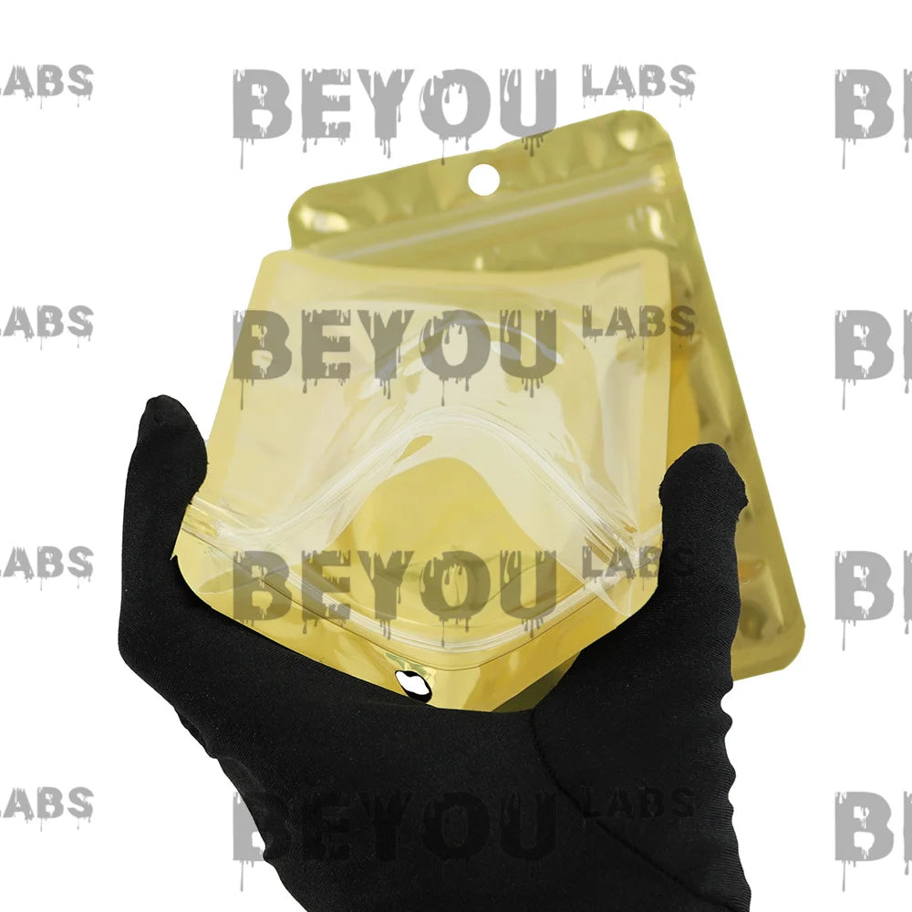 3.5g Plastic Standing Opp Pouches Matte Laser Smell Proof Zipper Self Sealed 1G Aluminum Foil Packaging Cookie Gummy Chocolate