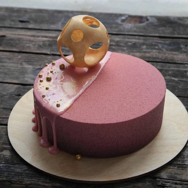 Cylindrical French Mousse Cake Mold Silicone Chocolate Mold Food Grade Kitchen Baking Tool Soap Mold Dessert Making Tools